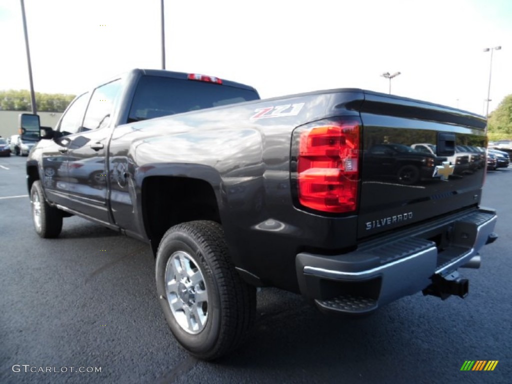 2015 Silverado 2500HD LT Crew Cab 4x4 - Tungsten Metallic / Jet Black photo #9