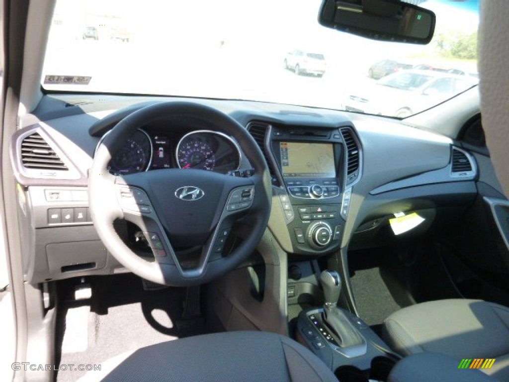 2016 Santa Fe SE AWD - Circuit Silver / Gray photo #12