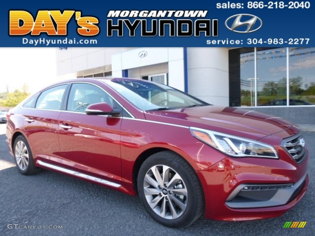 Venetian Red Hyundai Sonata