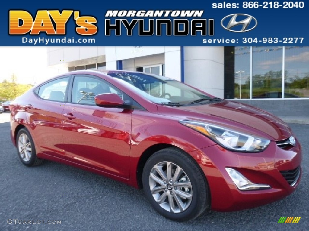 2016 Elantra SE - Red / Gray photo #1