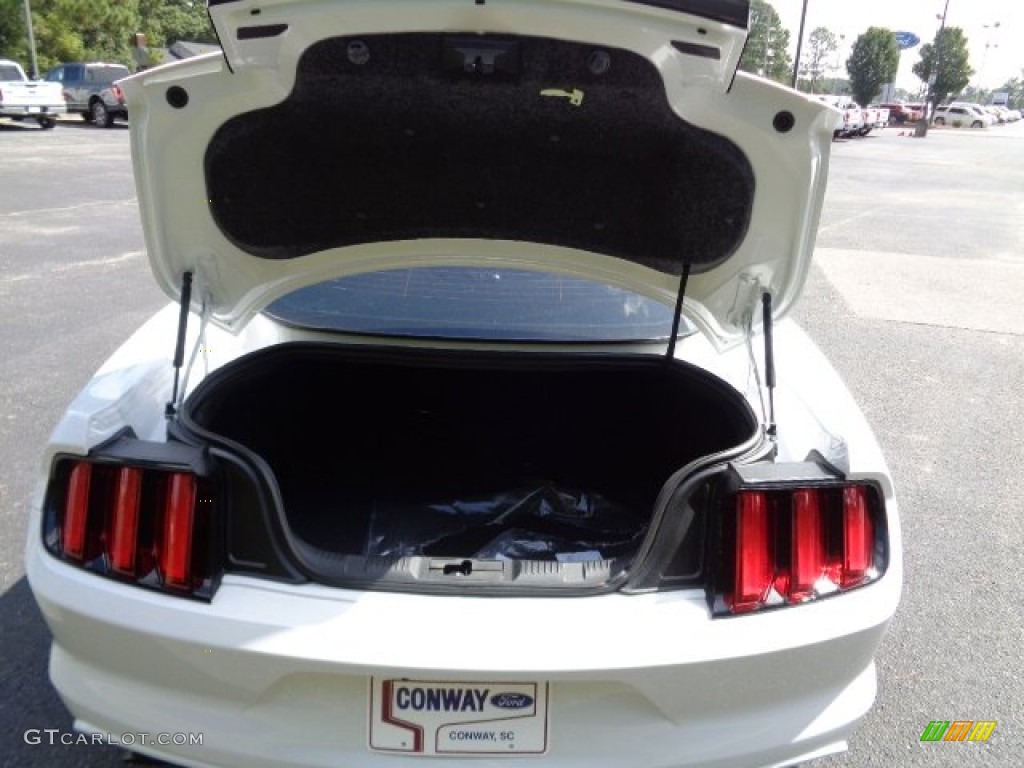 2015 Mustang V6 Coupe - Oxford White / Ebony photo #9