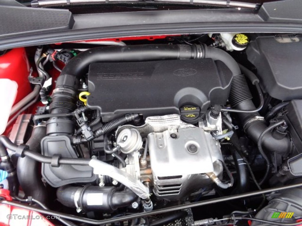 2015 Ford Focus SE Sedan 1.0 Liter EcoBoost Turbocharged DOHC 12-Valve Ti-VCT 3 Cylinder Engine Photo #107336414