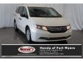 2016 White Diamond Pearl Honda Odyssey LX  photo #1