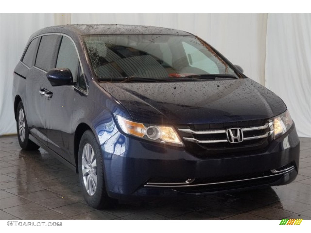 Obsidian Blue Pearl 2016 Honda Odyssey EX-L Exterior Photo #107339777