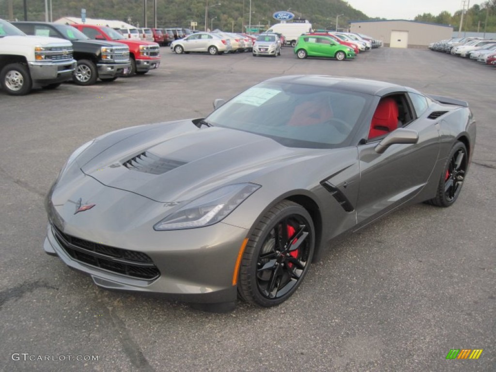 Shark Gray Metallic 2016 Chevrolet Corvette Stingray Coupe Exterior Photo #107344093