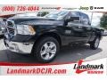 2016 Brilliant Black Crystal Pearl Ram 1500 SLT Quad Cab  photo #1