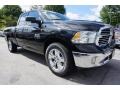 2016 Brilliant Black Crystal Pearl Ram 1500 SLT Quad Cab  photo #4