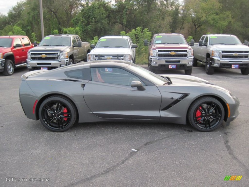 Shark Gray Metallic 2016 Chevrolet Corvette Stingray Coupe Exterior Photo #107344255
