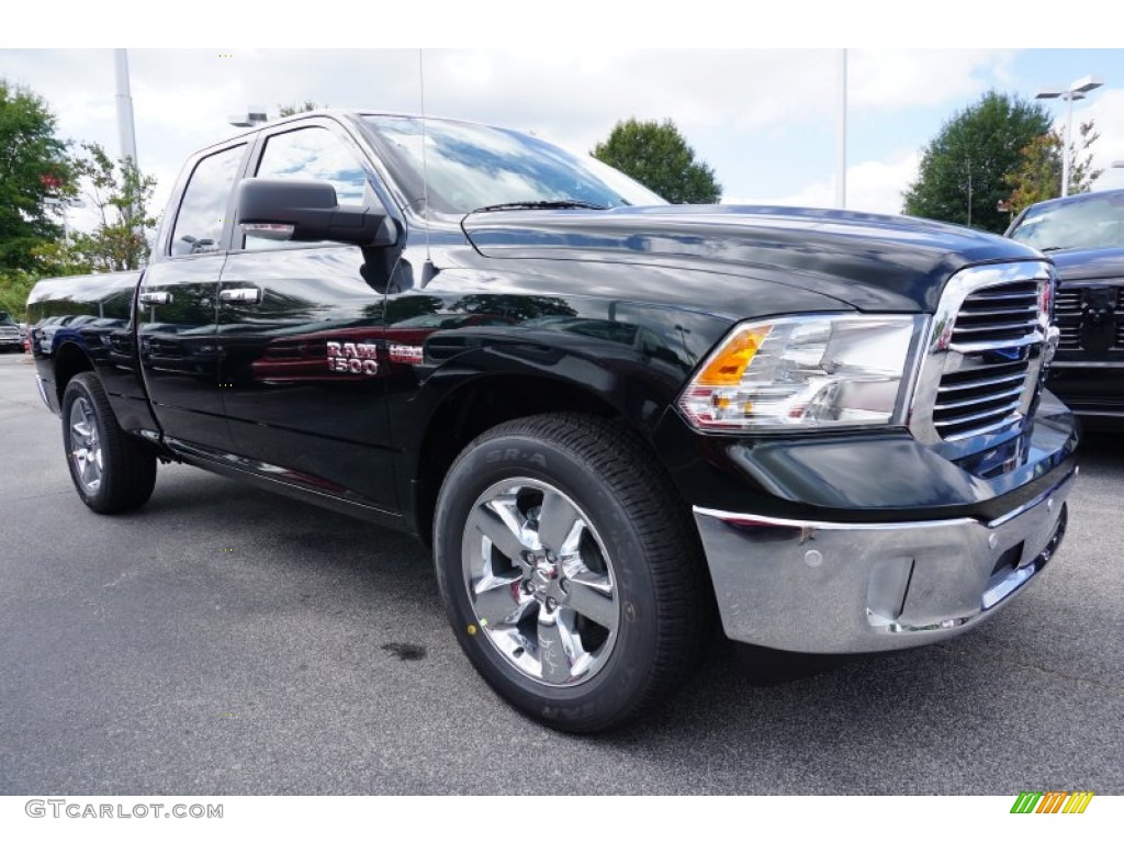 Black Forest Green Pearl 2016 Ram 1500 Big Horn Quad Cab Exterior Photo #107344918