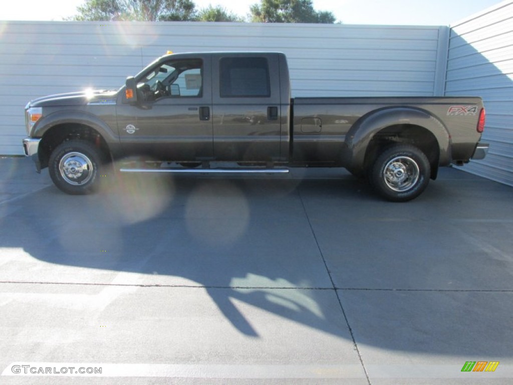 2016 F350 Super Duty XLT Crew Cab 4x4 DRW - Caribou Metallic / Steel photo #6