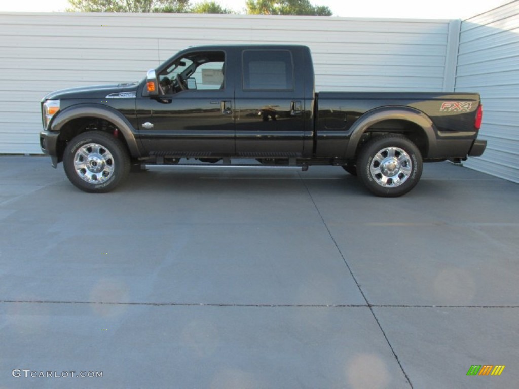 2016 F250 Super Duty King Ranch Crew Cab 4x4 - Shadow Black / King Ranch Mesa/Black photo #6