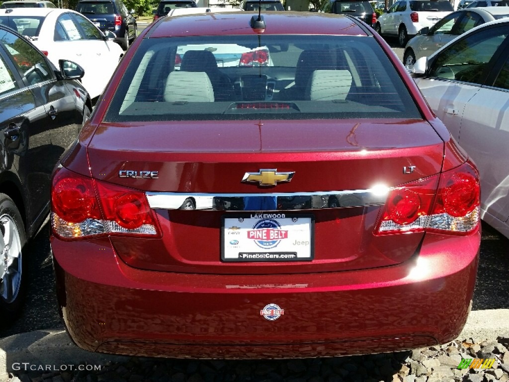 2016 Cruze Limited LT - Siren Red Tintcoat / Medium Titanium photo #4