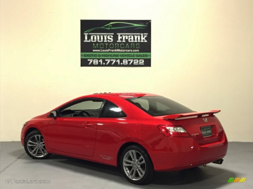 2008 Civic Si Coupe - Rallye Red / Black photo #3
