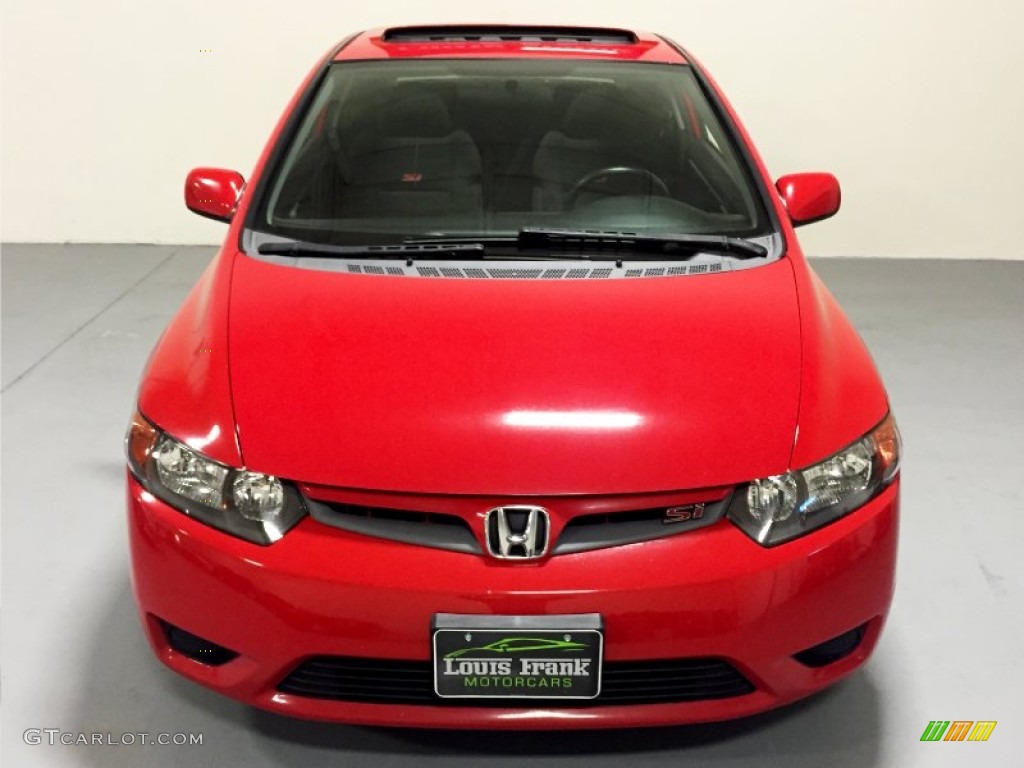 2008 Civic Si Coupe - Rallye Red / Black photo #7