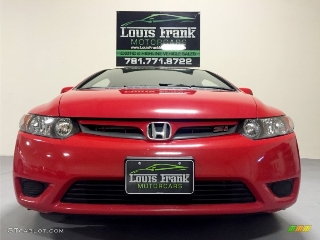 2008 Civic Si Coupe - Rallye Red / Black photo #14