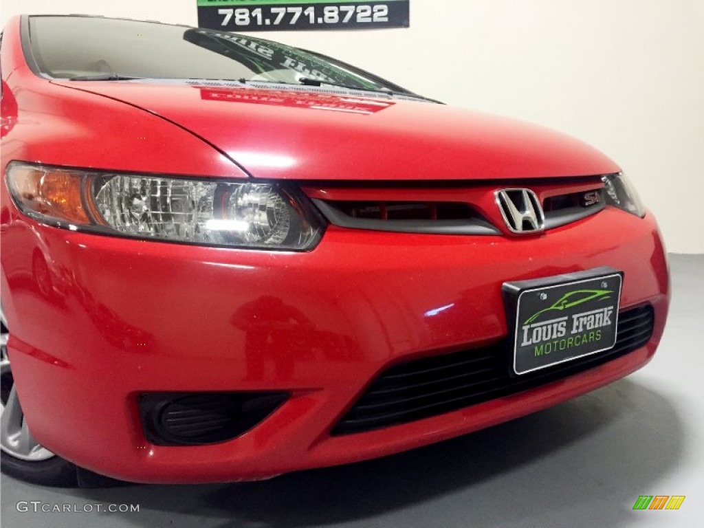 2008 Civic Si Coupe - Rallye Red / Black photo #15