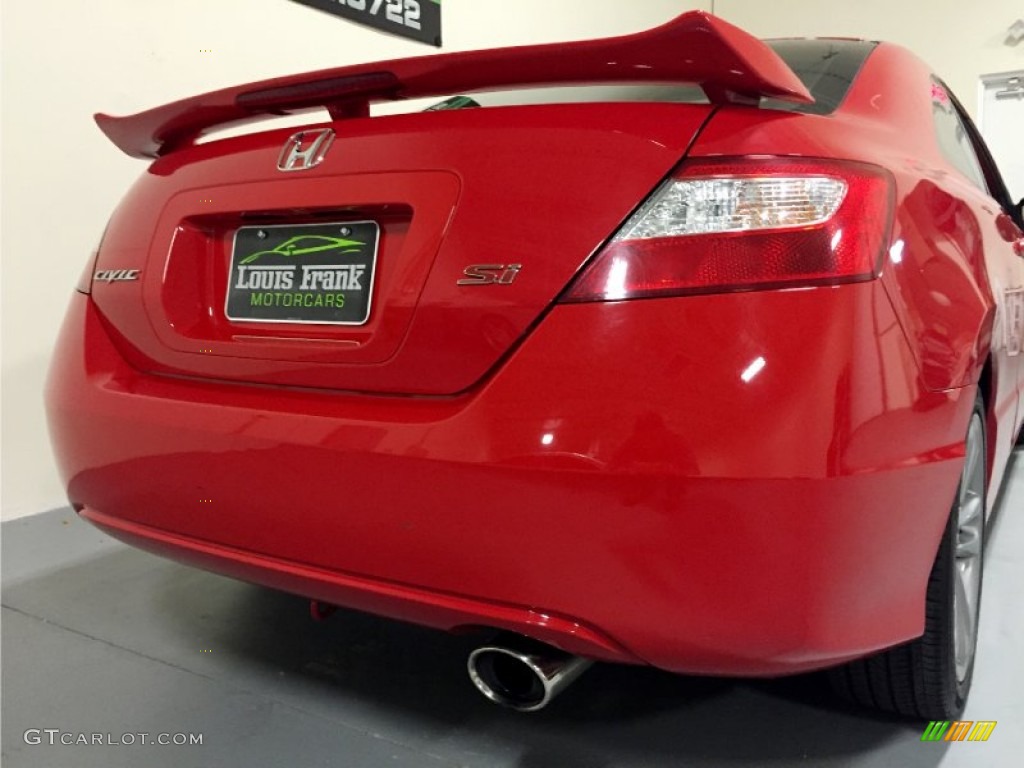 2008 Civic Si Coupe - Rallye Red / Black photo #17