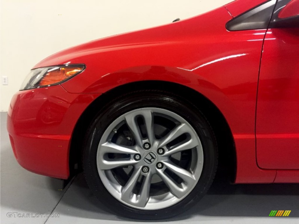 2008 Civic Si Coupe - Rallye Red / Black photo #21
