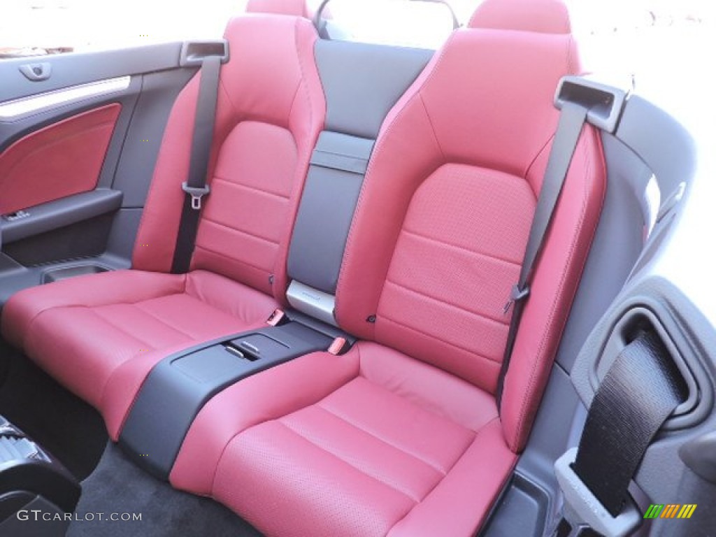 Red/Black Interior 2016 Mercedes-Benz E 400 Cabriolet Photo #107348680