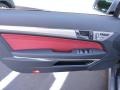 Red/Black 2016 Mercedes-Benz E 400 Cabriolet Door Panel