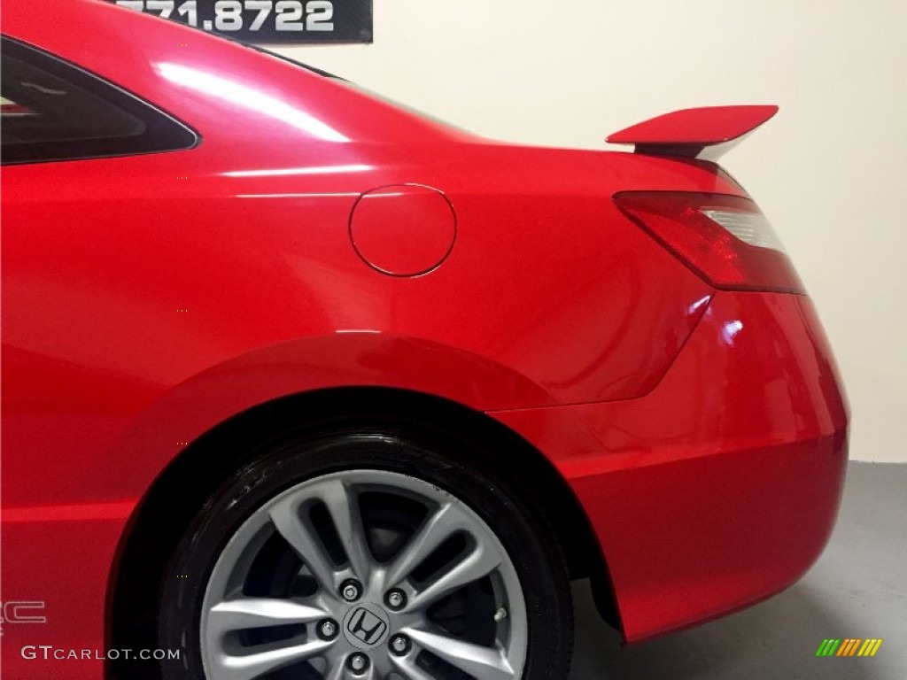 2008 Civic Si Coupe - Rallye Red / Black photo #23
