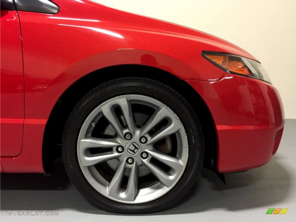 2008 Civic Si Coupe - Rallye Red / Black photo #24