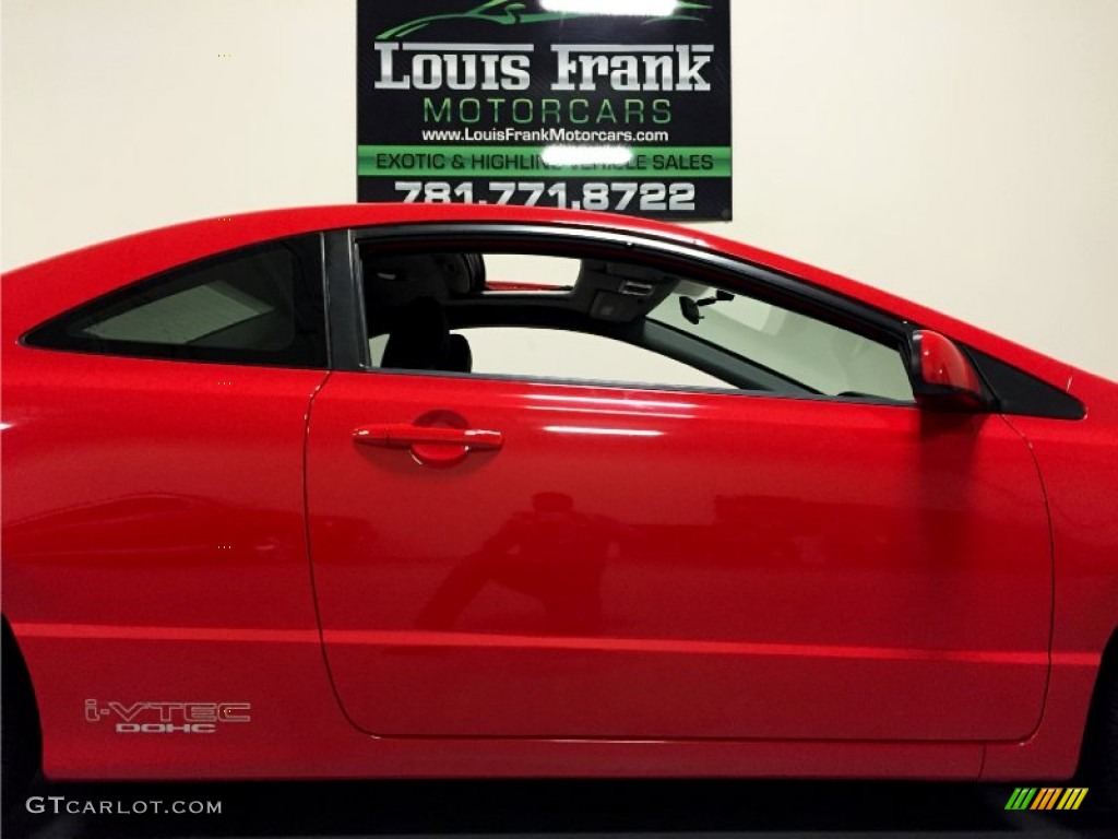 2008 Civic Si Coupe - Rallye Red / Black photo #25