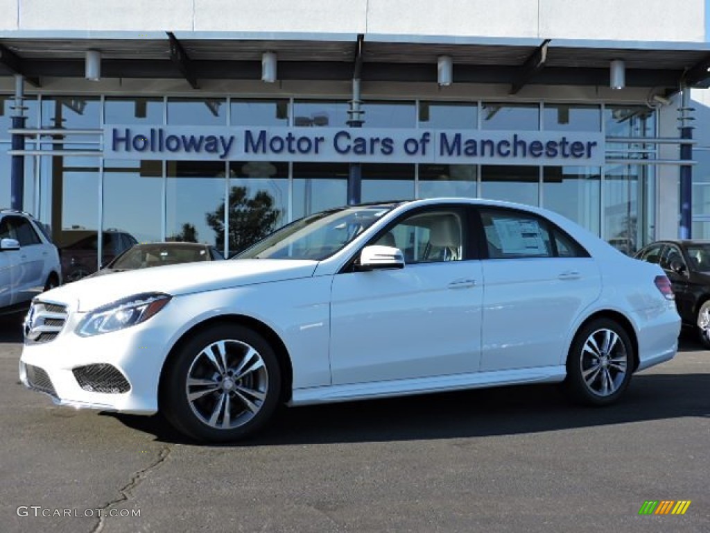 2016 E 250 Bluetec Sedan - Polar White / Silk Beige/Espresso Brown photo #1