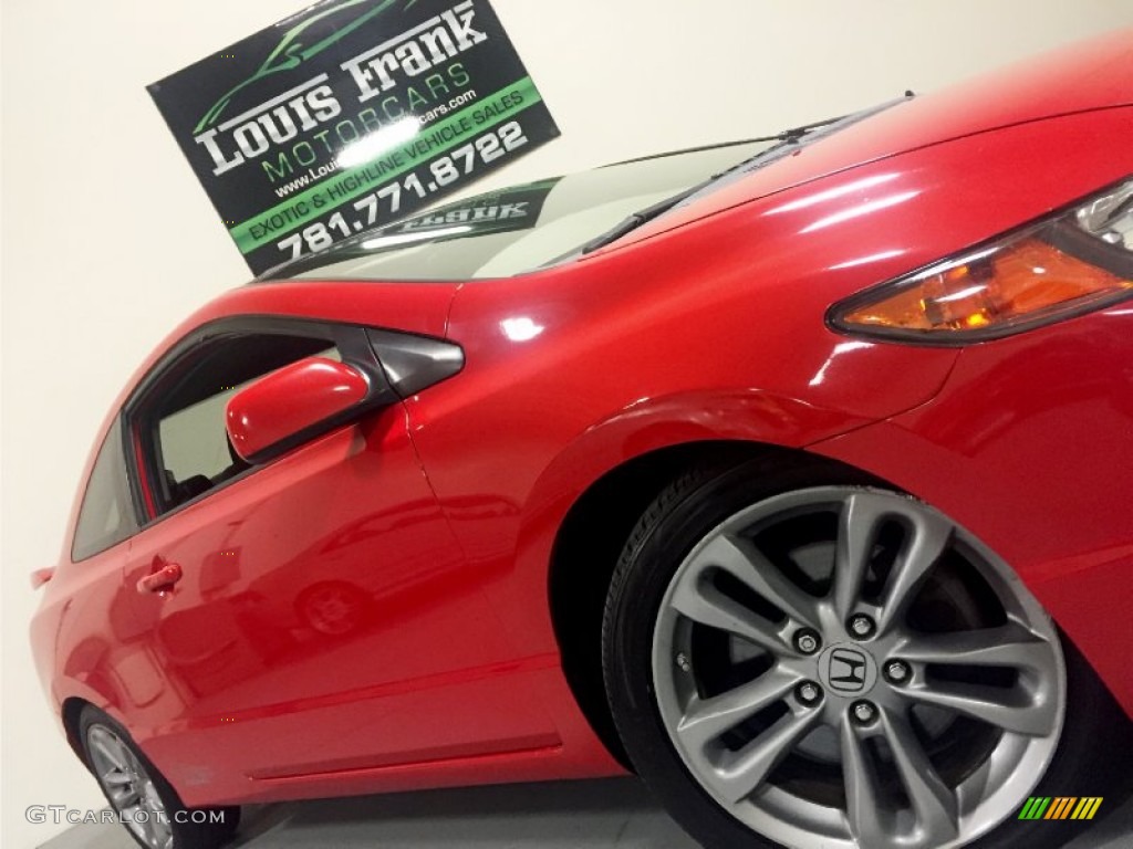 2008 Civic Si Coupe - Rallye Red / Black photo #28
