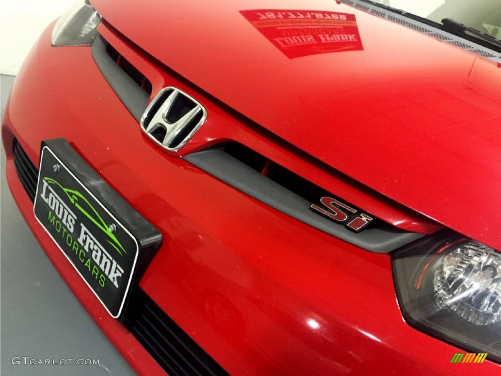 2008 Civic Si Coupe - Rallye Red / Black photo #33