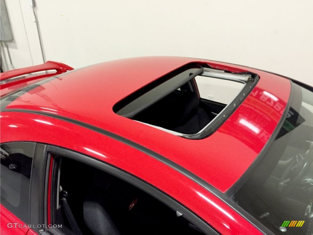 2008 Civic Si Coupe - Rallye Red / Black photo #38