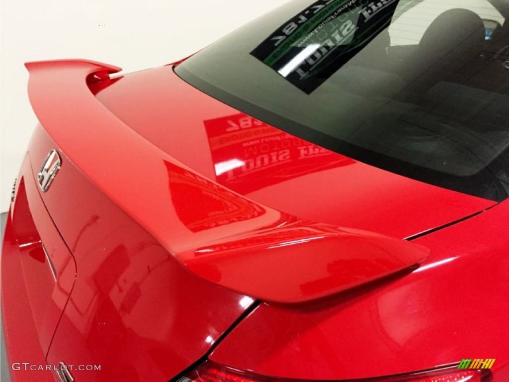 2008 Civic Si Coupe - Rallye Red / Black photo #39