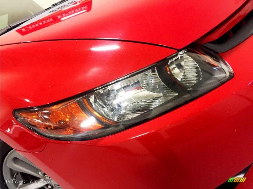 2008 Civic Si Coupe - Rallye Red / Black photo #40