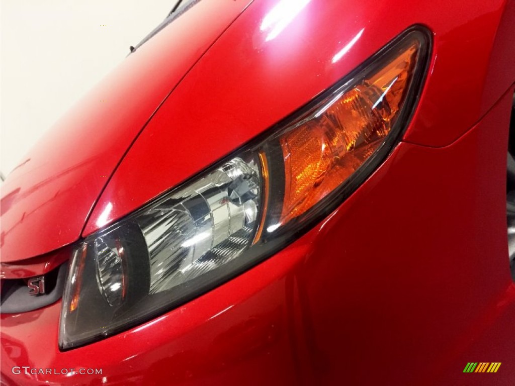 2008 Civic Si Coupe - Rallye Red / Black photo #41