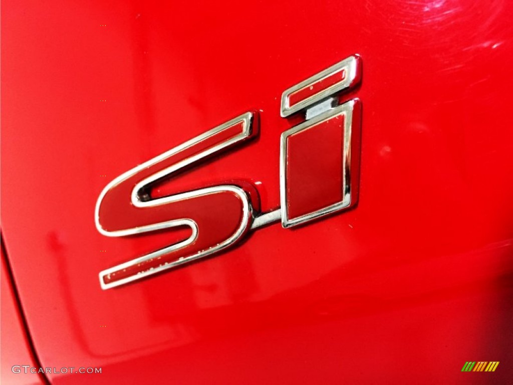 2008 Civic Si Coupe - Rallye Red / Black photo #45