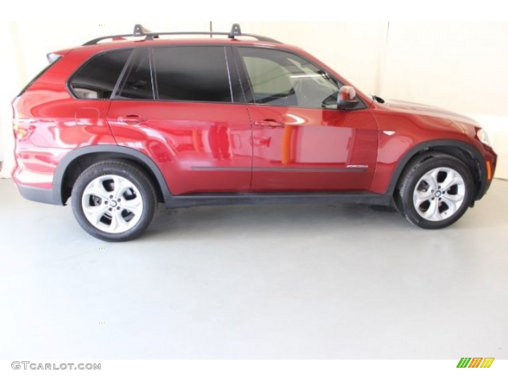 2012 X5 xDrive35d - Vermillion Red Metallic / Black photo #12