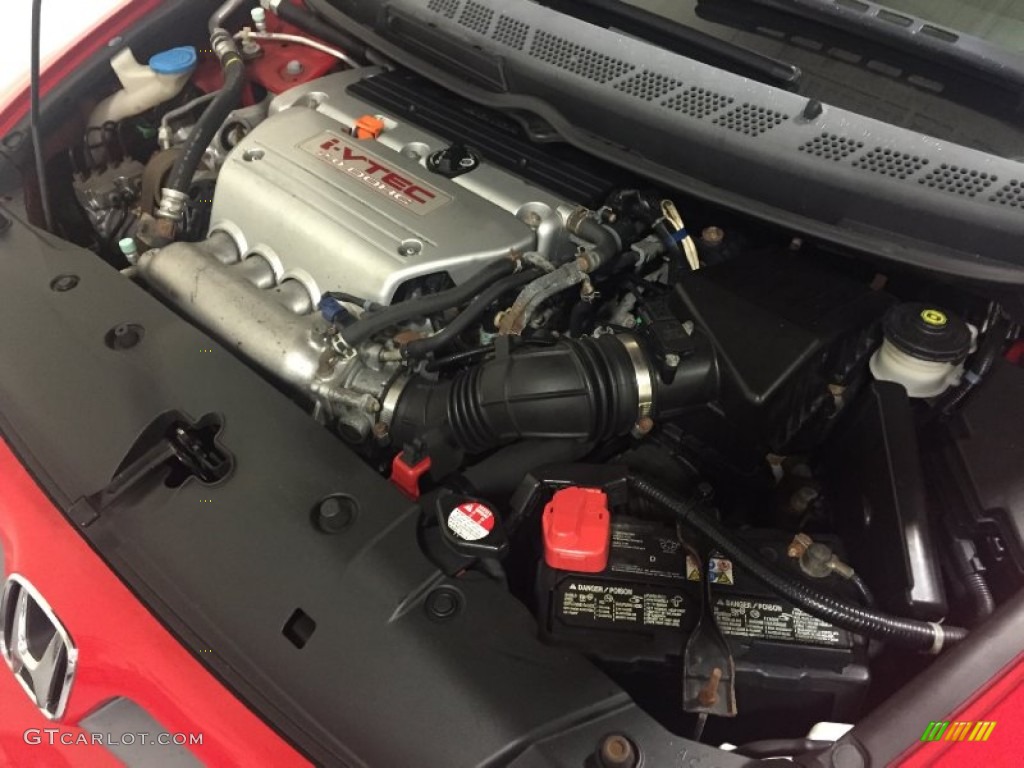 2008 Civic Si Coupe - Rallye Red / Black photo #54