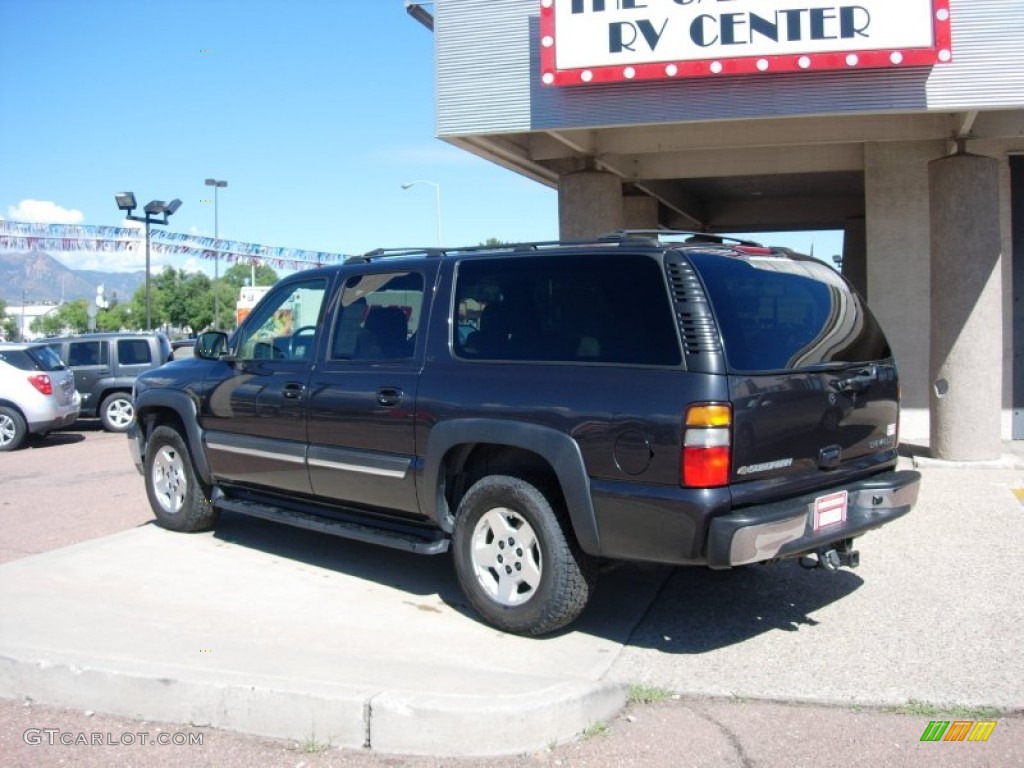 2005 Suburban 1500 LT 4x4 - Dark Gray Metallic / Tan/Neutral photo #3