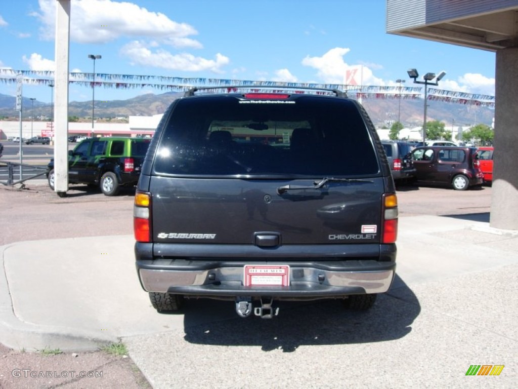 2005 Suburban 1500 LT 4x4 - Dark Gray Metallic / Tan/Neutral photo #4