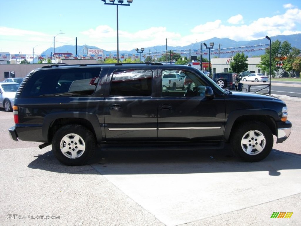 2005 Suburban 1500 LT 4x4 - Dark Gray Metallic / Tan/Neutral photo #6