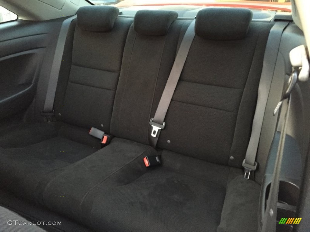 Black Interior 2008 Honda Civic Si Coupe Photo #107349871