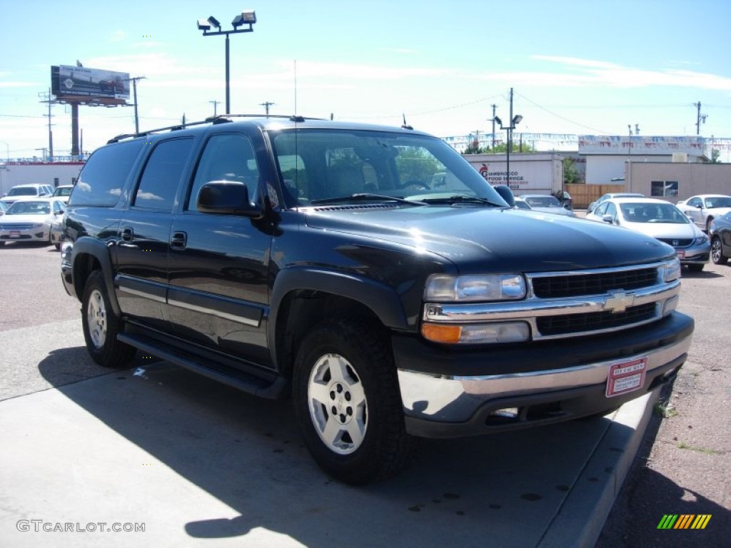2005 Suburban 1500 LT 4x4 - Dark Gray Metallic / Tan/Neutral photo #7