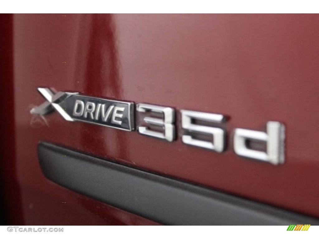 2012 X5 xDrive35d - Vermillion Red Metallic / Black photo #46