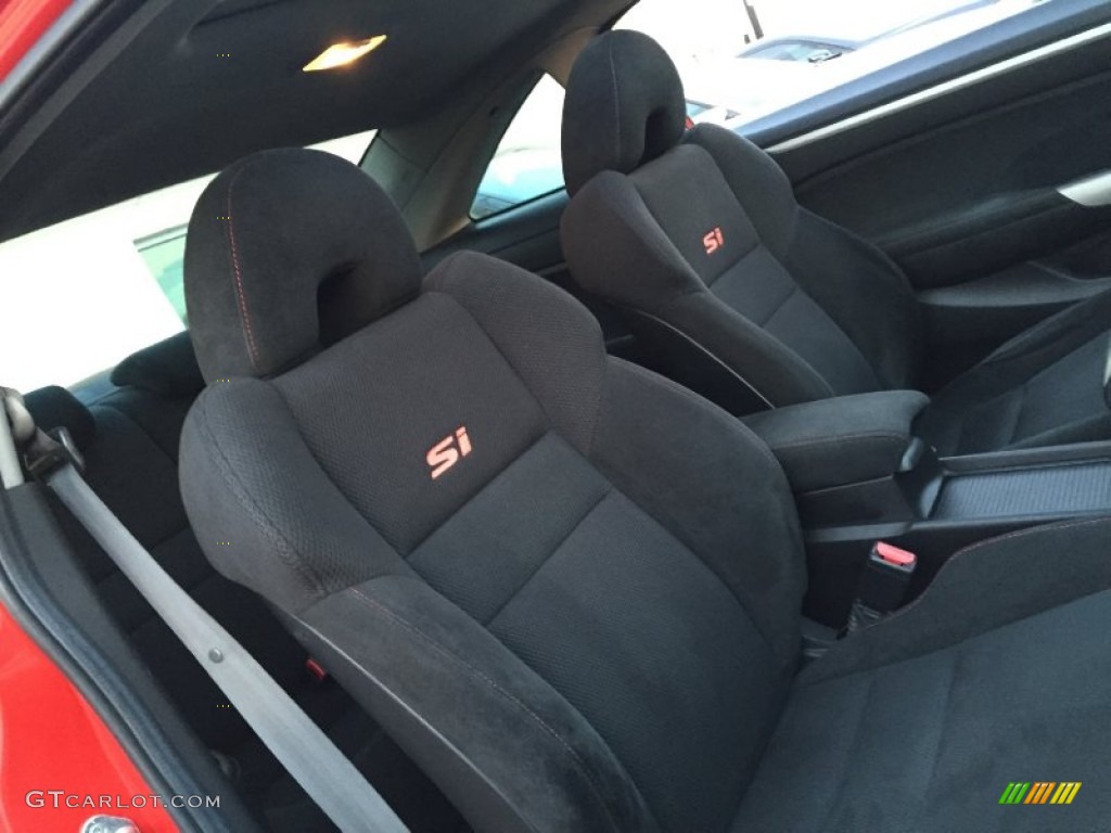 2008 Civic Si Coupe - Rallye Red / Black photo #91