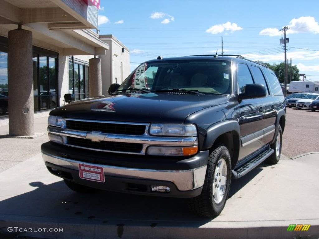 2005 Suburban 1500 LT 4x4 - Dark Gray Metallic / Tan/Neutral photo #29
