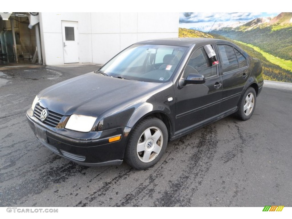 Black 2002 Volkswagen Jetta GLS 1.8T Sedan Exterior Photo #107351161