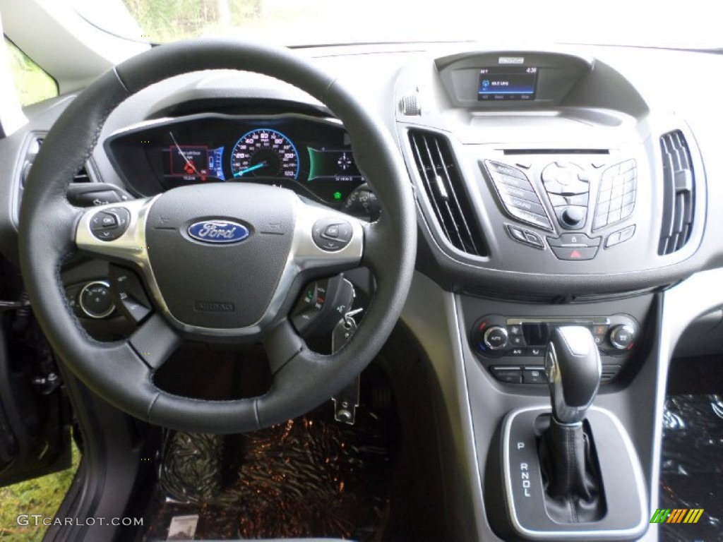 2015 Ford C-Max Hybrid SE Charcoal Black Dashboard Photo #107355354
