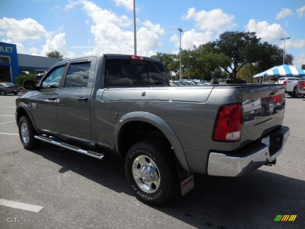 2012 Ram 2500 HD SLT Crew Cab 4x4 - Mineral Gray Metallic / Dark Slate/Medium Graystone photo #3