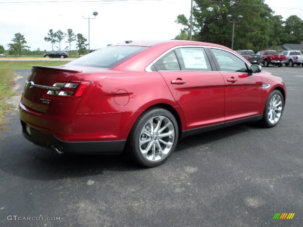 2015 Taurus Limited - Ruby Red Metallic / Charcoal Black photo #3
