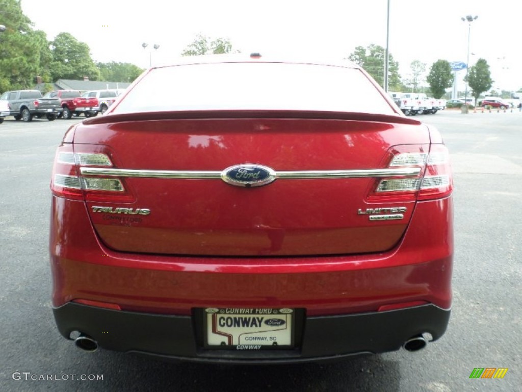 2015 Taurus Limited - Ruby Red Metallic / Charcoal Black photo #4